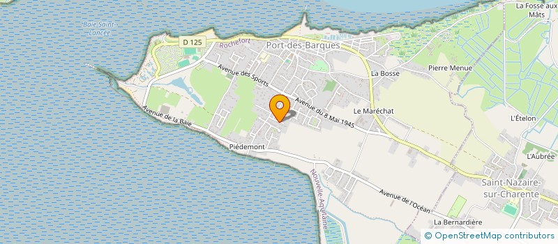 localisation de l'entreprise MONSIEUR BERNARD LAUGRAUD  PORT-DES-BARQUES