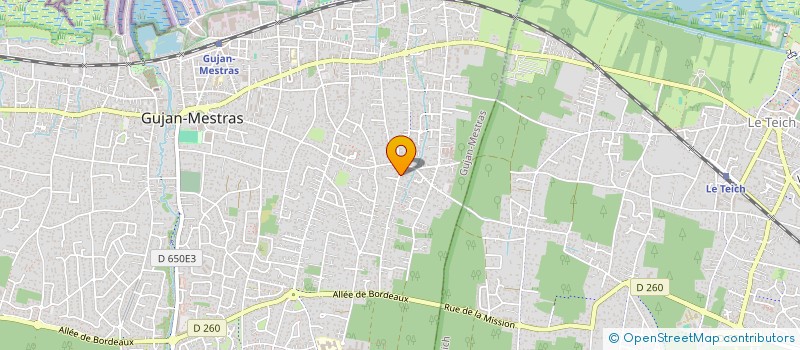 localisation de l'entreprise MONSIEUR BERNARD LAUNAY  GUJAN-MESTRAS