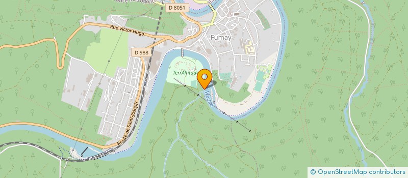 localisation de l'entreprise MONSIEUR BERNARD LAUNOIS  FUMAY