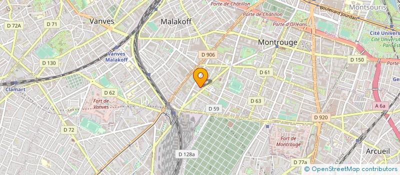 localisation de l'entreprise MONSIEUR BERNARD LAURENT à MONTROUGE
