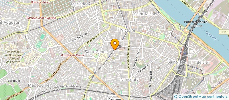 localisation de l'entreprise MONSIEUR BERNARD LAVEIX à BORDEAUX