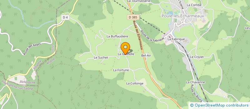 localisation de l'entreprise MONSIEUR BERNARD LAVENIR à SAINT-NIZIER-D AZERGUES