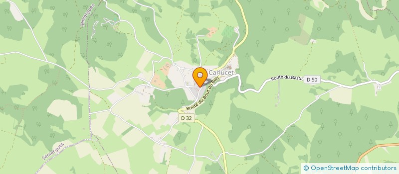 localisation de l'entreprise MONSIEUR BERNARD LAVERGNE  COUZOU