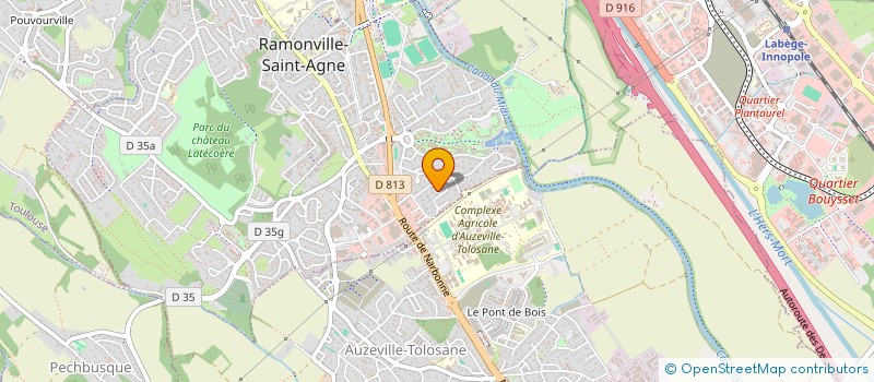localisation de l'entreprise MONSIEUR BERNARD LAVILLE à RAMONVILLE-SAINT-AGNE
