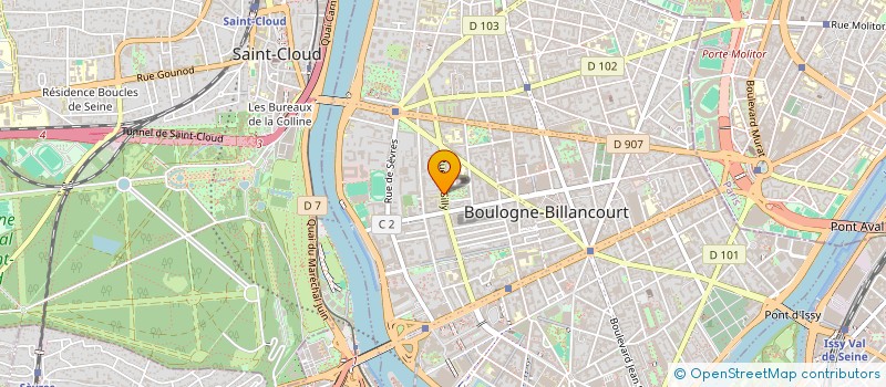localisation de l'entreprise MONSIEUR BERNARD LAVOT à BOULOGNE BILLANCOURT