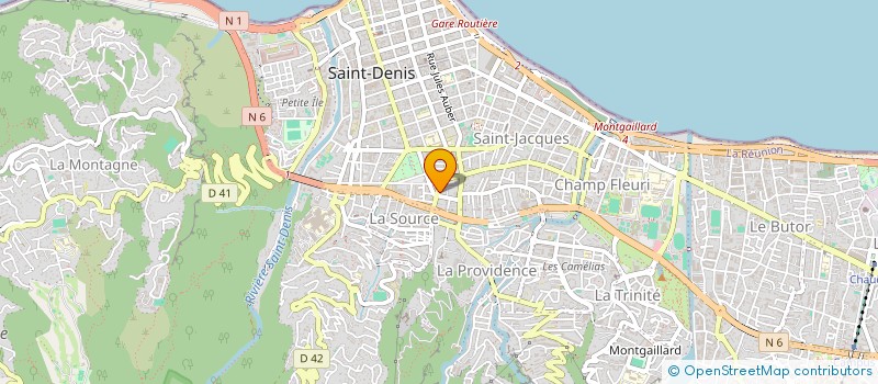 localisation de l'entreprise MONSIEUR BERNARD LAW-DUNE à SAINT-DENIS