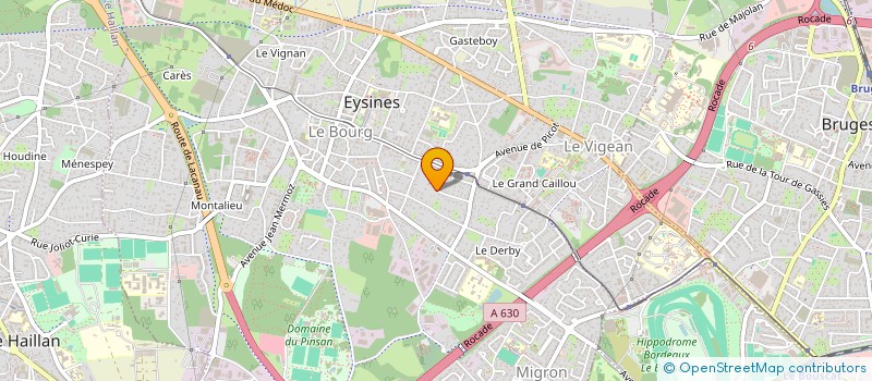 localisation de l'entreprise MONSIEUR BERNARD LAYE à EYSINES
