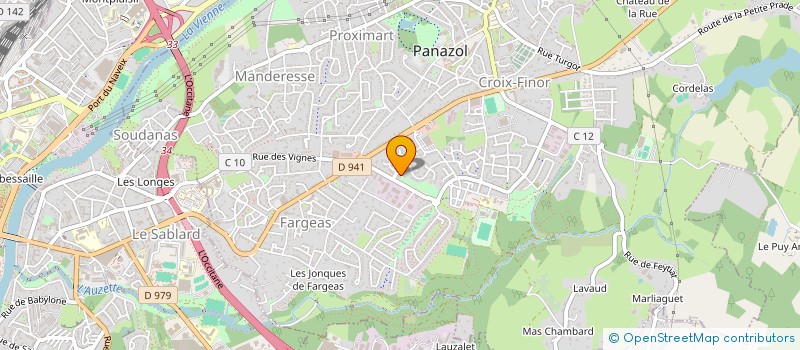localisation de l'entreprise MONSIEUR BERNARD LAZERAS à PANAZOL