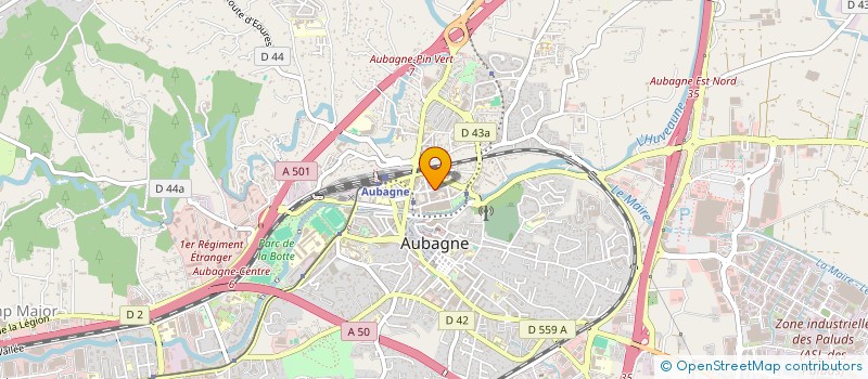 localisation de l'entreprise MONSIEUR BERNARD LE BAIL  AUBAGNE