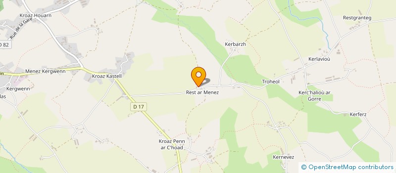 localisation de l'entreprise MONSIEUR BERNARD LE BAIL  SPEZET