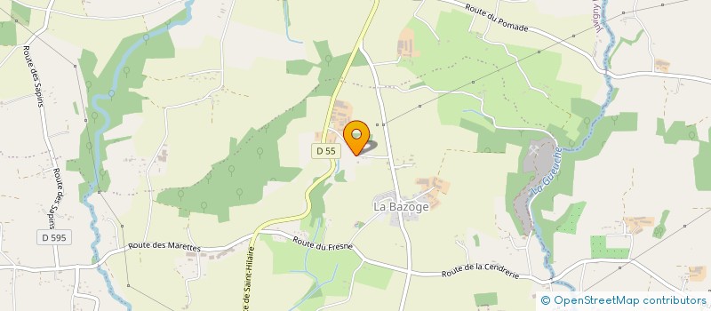 localisation de l'entreprise MONSIEUR BERNARD LE BLANC  JUVIGNY LES VALLEES