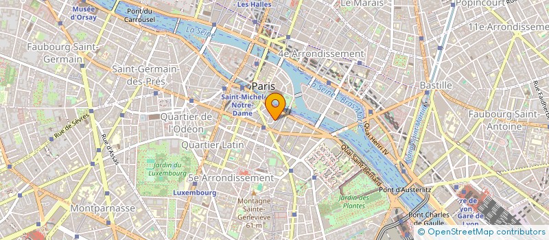 localisation de l'entreprise MONSIEUR BERNARD LE BORGNE à PARIS