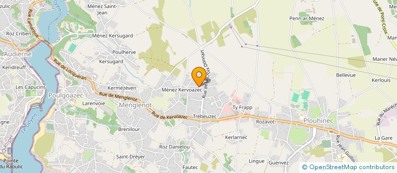 localisation de l'entreprise MONSIEUR BERNARD LE BORGNE à PLOUHINEC