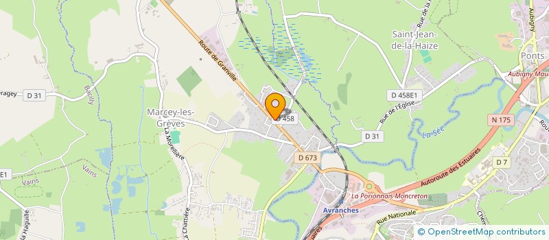 localisation de l'entreprise MONSIEUR BERNARD LE BOUCHER  MARCEY-LES-GREVES