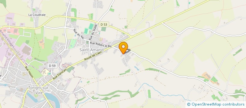 localisation de l'entreprise MONSIEUR BERNARD LE BOUTEILLER  SAINT-AMAND-VILLAGES