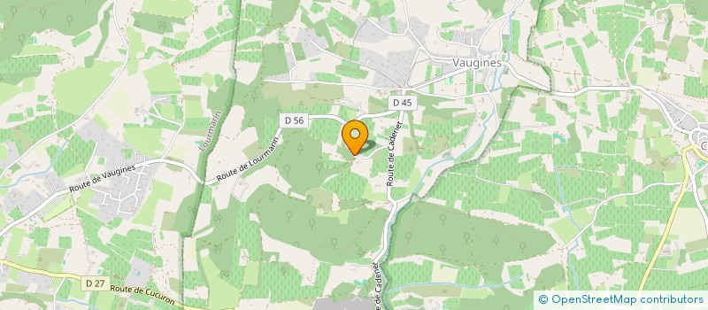 localisation de l'entreprise MONSIEUR BERNARD LE BRUN-FREDDI  VAUGINES