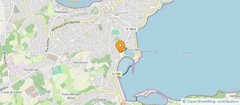 localisation de l'entreprise MONSIEUR BERNARD LE CUZIAT  PERROS-GUIREC