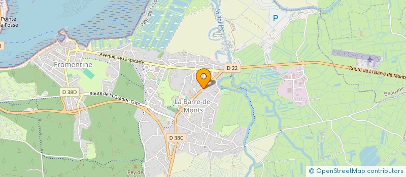 localisation de l'entreprise MONSIEUR BERNARD LE DENN  LA BARRE-DE-MONTS