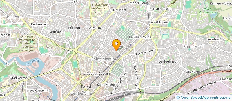 localisation de l'entreprise MONSIEUR BERNARD LE DREAU à BREST