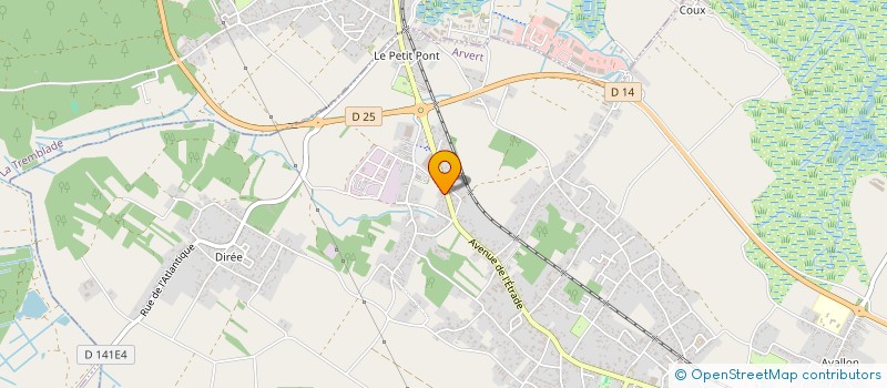 localisation de l'entreprise MONSIEUR BERNARD LE DUIC  ARVERT