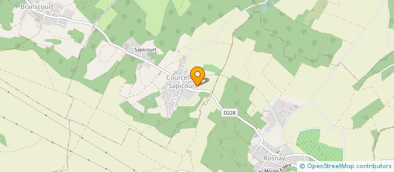 localisation de l'entreprise MONSIEUR BERNARD LE MAREC à COURCELLES-SAPICOURT