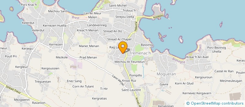 localisation de l'entreprise MONSIEUR BERNARD LE PORS  PLOUGUERNEAU