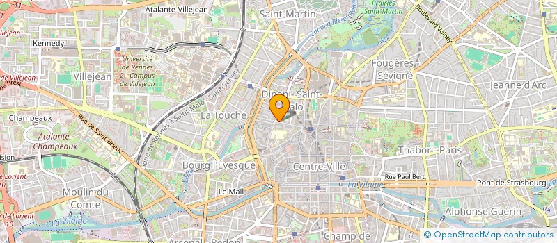 localisation de l'entreprise MONSIEUR BERNARD LE ROUX à RENNES