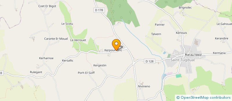 localisation de l'entreprise MONSIEUR BERNARD LE SAOUTER à KERNASCLEDEN