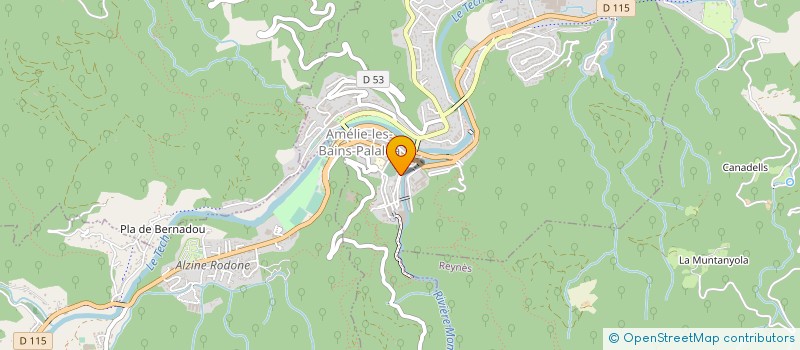 localisation de l'entreprise MONSIEUR BERNARD LEAL  AMELIE-LES-BAINS-PALALDA