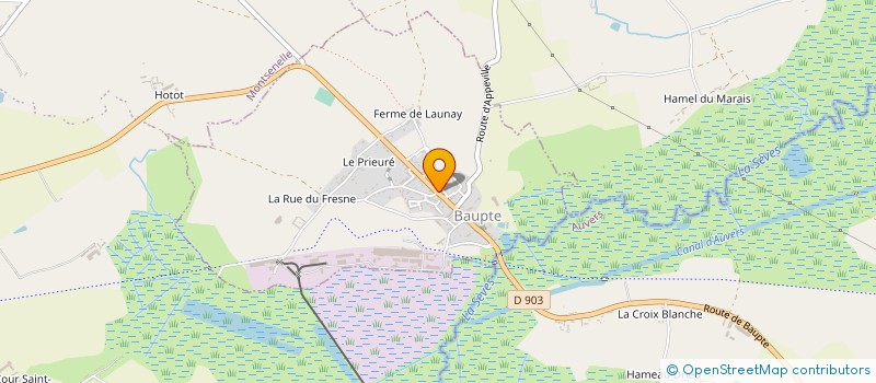 localisation de l'entreprise MONSIEUR BERNARD LEBARBEY à CARENTAN-LES-MARAIS