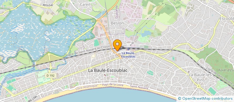 localisation de l'entreprise MONSIEUR BERNARD LEBIGRE à LA BAULE-ESCOUBLAC