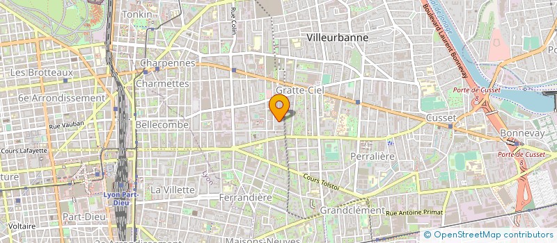 localisation de l'entreprise MONSIEUR BERNARD LEBLOND à VILLEURBANNE