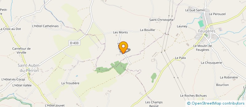 localisation de l'entreprise MONSIEUR BERNARD LEBOURG  SAINT MARTIN D'AUBIGNY