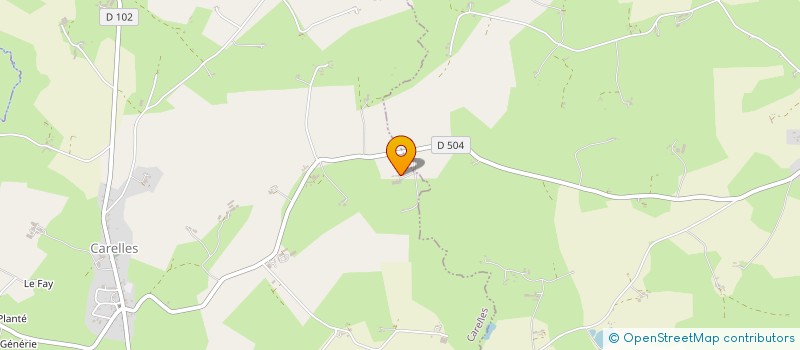 localisation de l'entreprise MONSIEUR BERNARD LEBOURLIER  CARELLES