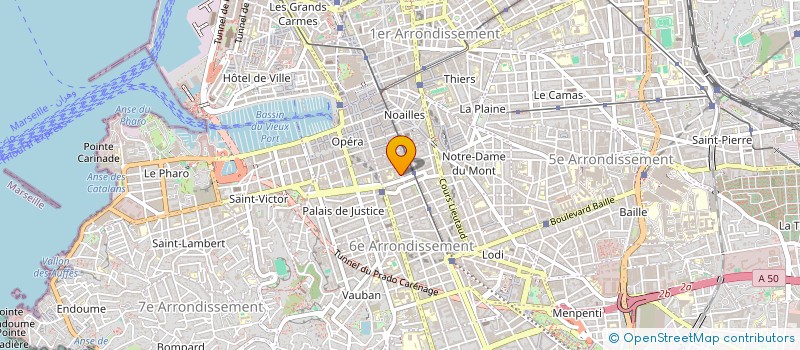 localisation de l'entreprise MONSIEUR BERNARD LECAT à MARSEILLE
