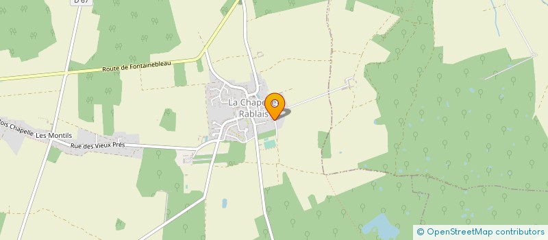 localisation de l'entreprise MONSIEUR BERNARD LECOCQ  LA CHAPELLE-RABLAIS
