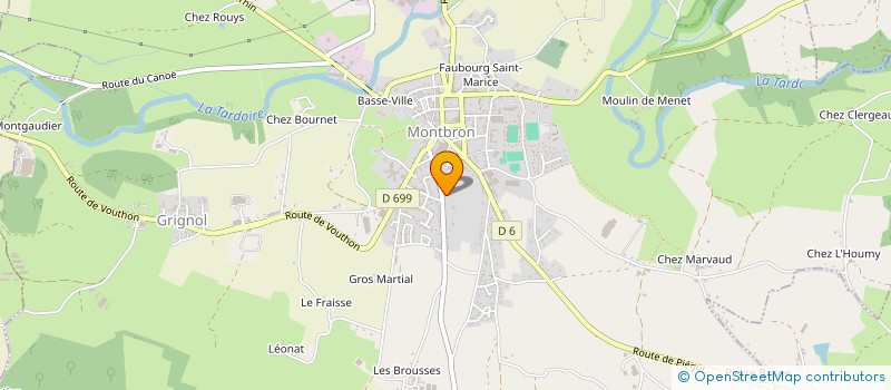 localisation de l'entreprise MONSIEUR BERNARD LECOQ à MONTBRON