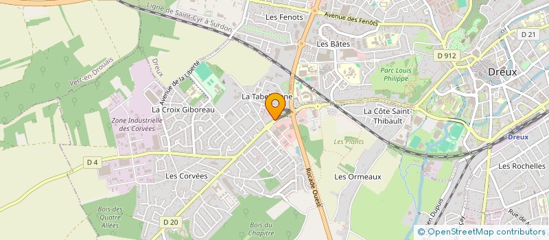localisation de l'entreprise MONSIEUR BERNARD LECOURBE à SAULNIERES