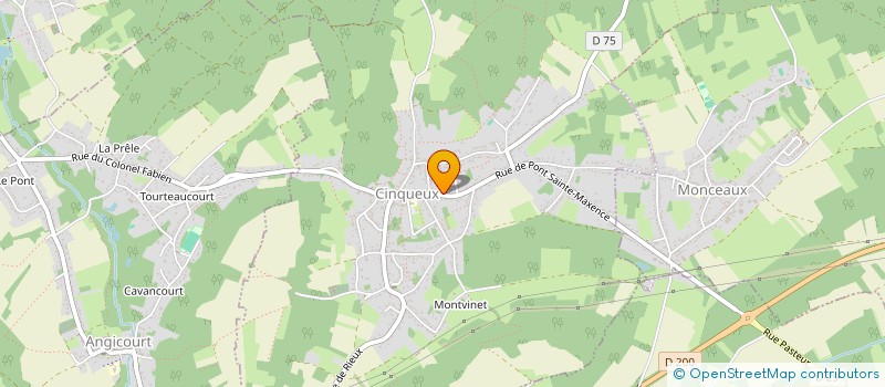 localisation de l'entreprise MONSIEUR BERNARD LEDOUX  CINQUEUX