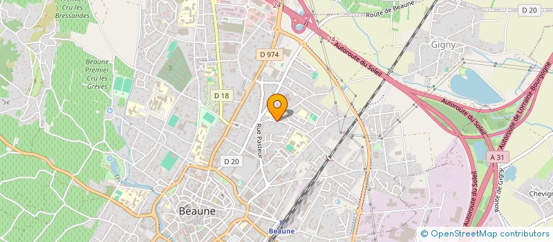 localisation de l'entreprise MONSIEUR BERNARD LEDOUX à BEAUNE