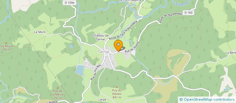 localisation de l'entreprise MONSIEUR BERNARD LEDUC  TARNAC
