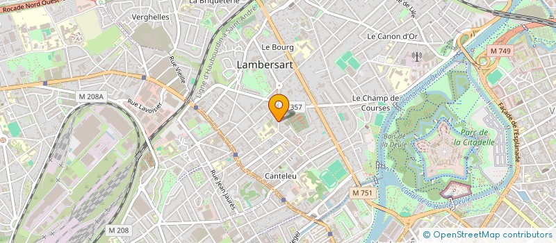 localisation de l'entreprise MONSIEUR BERNARD LEFEBVRE à LAMBERSART