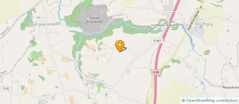 localisation de l'entreprise MONSIEUR BERNARD LEFEUVRE  BESLON