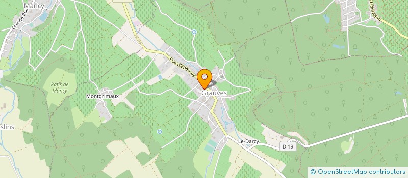 localisation de l'entreprise MONSIEUR BERNARD LEFEVRE  BLANCS-COTEAUX