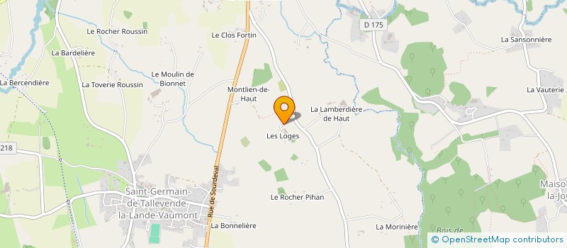 localisation de l'entreprise MONSIEUR BERNARD LEFEVRE  VIRE-NORMANDIE