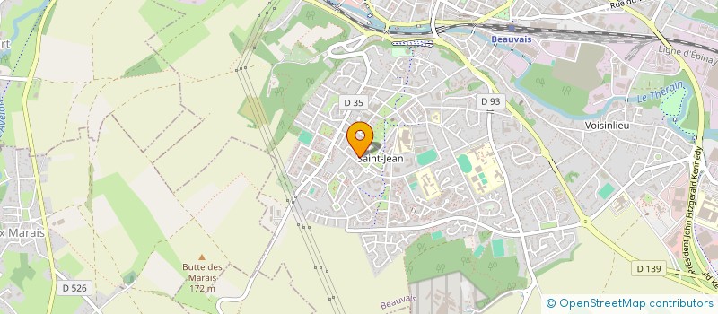 localisation de l'entreprise MONSIEUR BERNARD LEFEVRE  ALLONNE