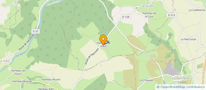 localisation de l'entreprise MONSIEUR BERNARD LEFEVRE  LE VICEL