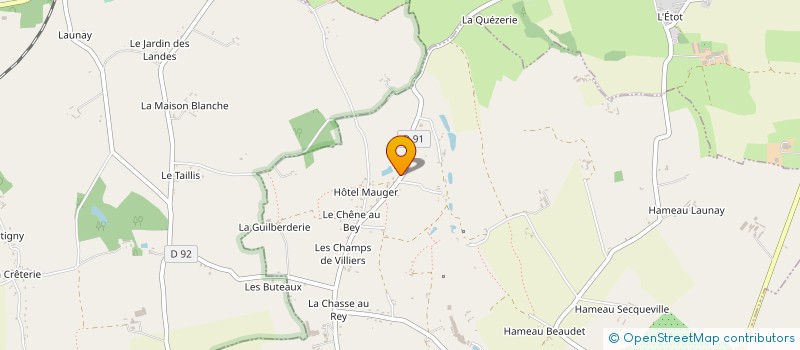 localisation de l'entreprise MONSIEUR BERNARD LEFEVRE à CERISY-LA-FORET