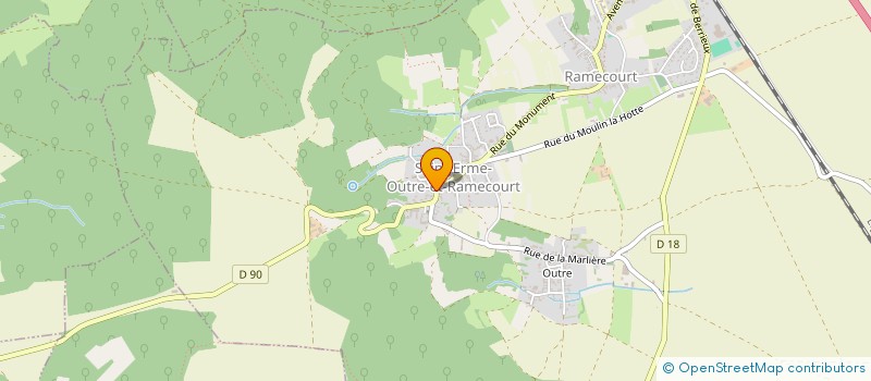 localisation de l'entreprise MONSIEUR BERNARD LEFORT à SAINT-ERME-OUTRE-ET-RAMECOURT