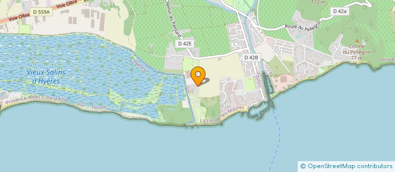 localisation de l'entreprise MONSIEUR BERNARD LEFORT  LA LONDE LES MAURES